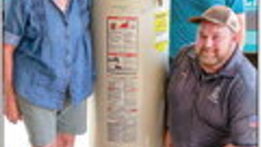 32-year-old water heater claims grand prize