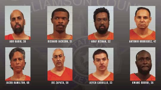 8 charged with online solicitation of a minor