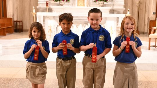 Gianna Heyl, Jude Johnson, Kase Izard, and Marian Decker. Second Grade