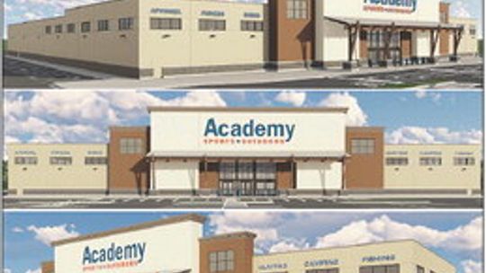 Renderings of the 50,000 square foot Academy Sports + Outdoors slated for Hutto. Photo source Hutto City Hall