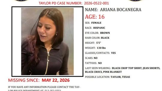 Area teen reported missing