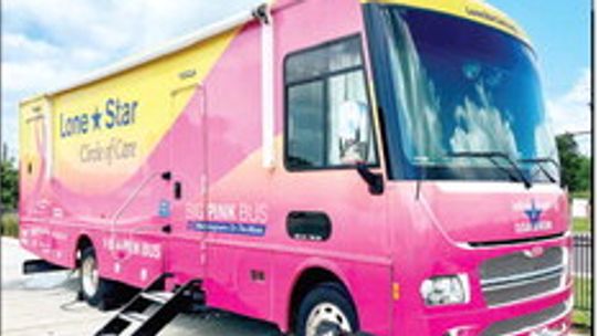 Big Pink Bus still rolling after 5 years