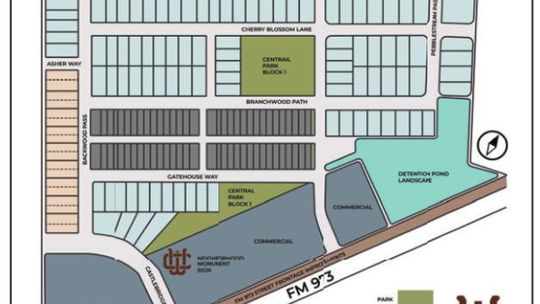 Here is a look at the planned Castlewood subdivision in Taylor. Courtesy graphic / Townbridge Capital