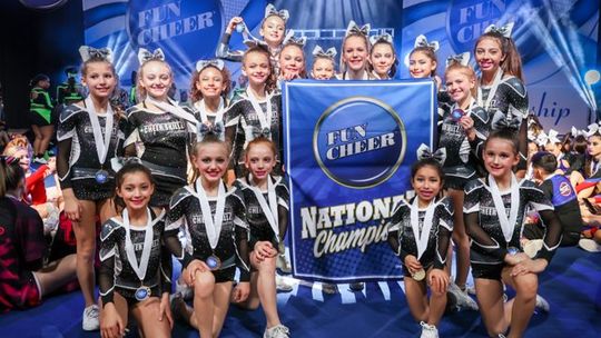 The teams from Cheer Skillz in Taylor went to national competition and brought home first place. Courtesy photo