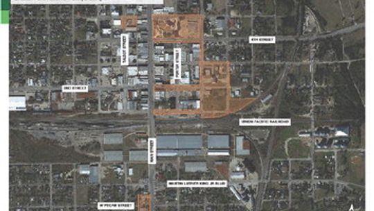 Map of the future Justice Center/City Hall Complex. Courtesy of the City of Taylor