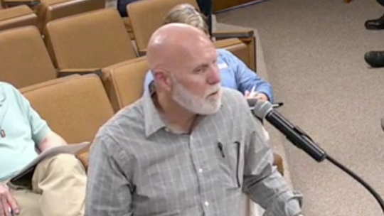 Jeff Wood, Taylor chief financial officer, addressed the City Council during a meeting at city hall in Taylor June 9. Captured via screenshot / City of Taylor