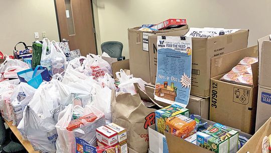 County food drive collects for families