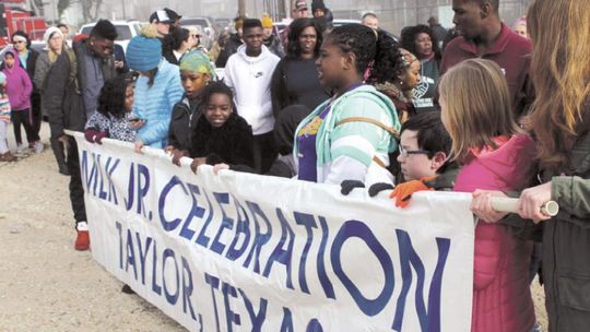 The 17th Annual Dr. Martin Luther King Jr. Day Celebration will take this route through Taylor on Jan. 17. Pictured are sights from the last in-person MLK Jr. event Jan. 20, 2020. File photos