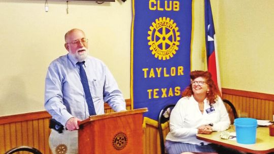 EDITOR TALKS TO ROTARY