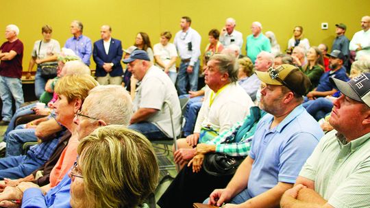 About two hundred people showed up to the Nov. 29 presentation on the restricted growth sector of the Envision Taylor Comprehensive Plan.