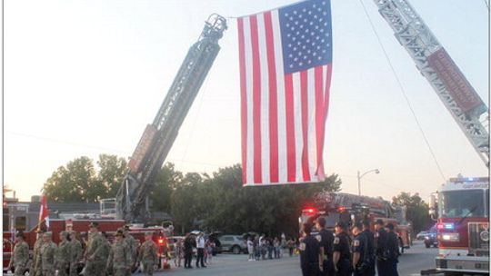 First responders from across Williamson County are expected to attend Taylor’s Patriot Day Memorial March. The city has done the ceremony every year since the first anniversary of the terrorist attacks. File photo