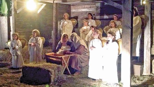 Volunteer cast members at a previous presentation of a Pilgrimage to Bethlehem: A live nativity. facebook.com/PilgrimagetoBethlehem