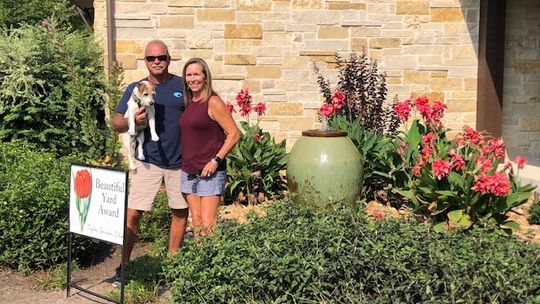 The home of Nancy and Timmy Talley, 1902 Sarah Cove, was named the Beautiful Yard of the month by the Taylor Garden Club. Courtesy photo