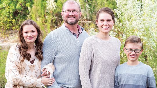 The Philhower family (from left) Grace, Daniel, KatiAnn and Tanner. Courtesy photo