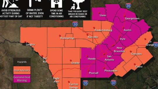 Heat alerts in effect