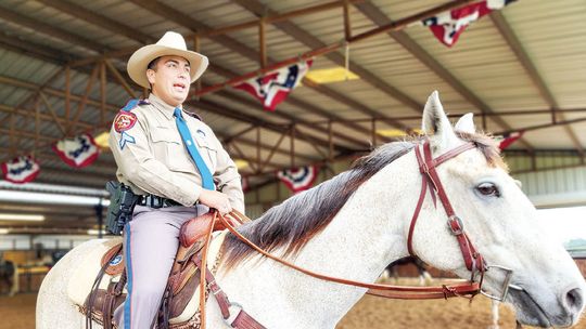 Highway patrol shows off new equine facility in Coupland