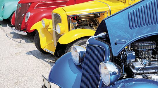 Hot Rods on display
