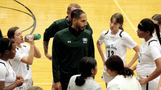 The Taylor Lady Ducks opened up their district play Tuesday night traveling to take on Austin Achieve. The Lady Ducks will play their first home game of district play on Friday, Dec. 16, against Manor New Tech where fans are encouraged to wear an ugly Christmas sweater to get into the holi...