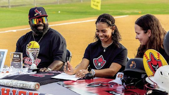 Hutto Lady Hippos’ senior Alizah Fields signed her name on the dotted line officially committing to Trinity Valley Community College to play softball. Fields is a four-year starter for Hutto High School and plays for a select team in the off-season. Fields is also a member of the Hutto Hig...