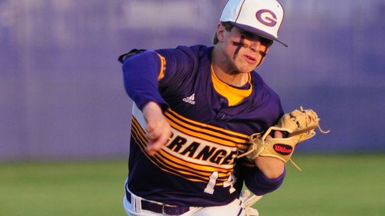 On the mound for the Lions, Nathan Tucker led Granger to their third straight district win.  Photo by Larry Pelchat