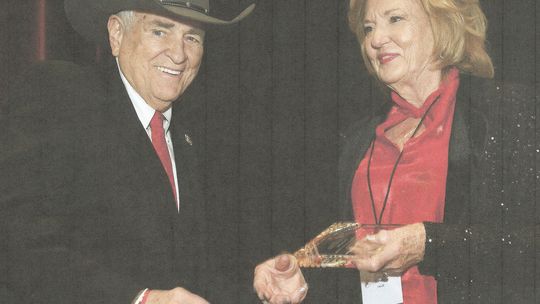 Local receives service award at Reagan Dinner