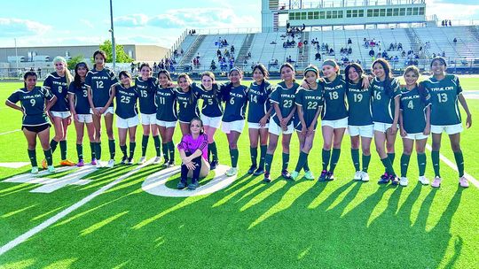 This spring, the Taylor Middle School girls’ soccer team won the Centex Middle School League Championship. The team consists of seventh and eighth grade girls combined. The team is coached by Jose Flores. Courtesy photo