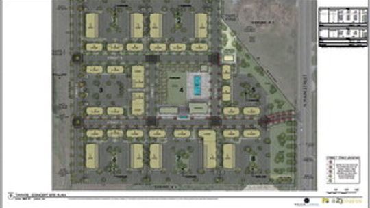 A new mix-used development is planned for north of the H-E-B shopping center.