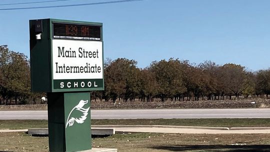 A new playground and interior upgrades at Main Street Intermediate School are part of the first phase of an $82.5 million bond issue approved by voters earlier this month. Photo by Nicole Lessin