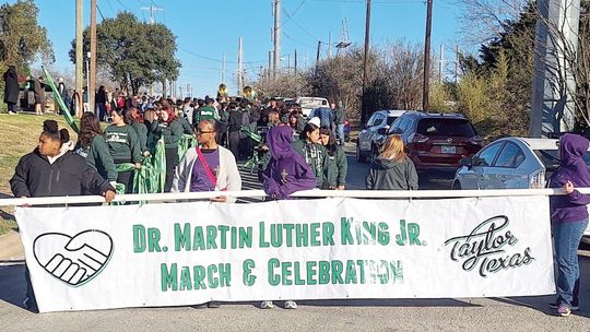 Record attendance for 21st MLK March in Taylor