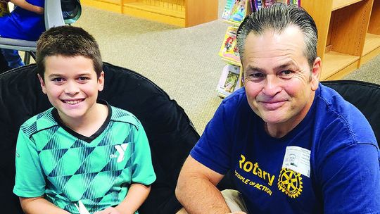 Rotary Club gifts books to elementary schools