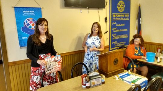 ROTARY CLUB OF TAYLOR HEARS ON INSIDER