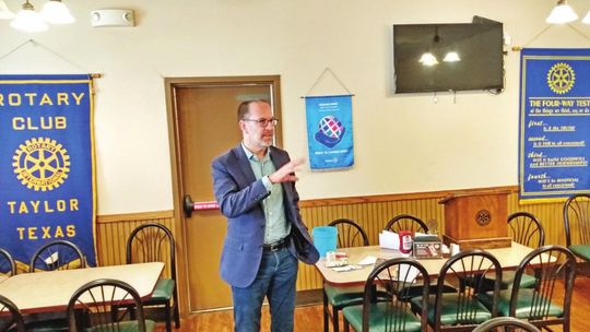 ROTARY HEARS FROM ARCHITECT