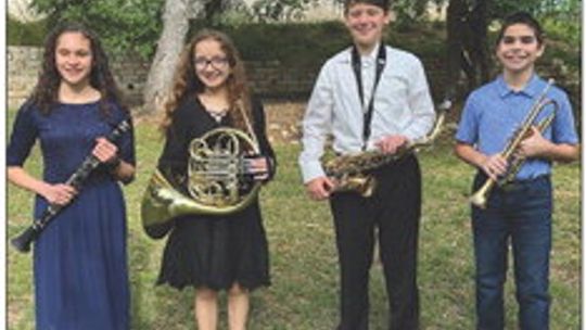 St. Mary’s Middle School students competed in solo and ensemble competition March 25, in Austin. Courtesy photo