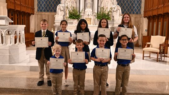 At St. Mary’s Catholic School, students are encouraged to live with virtue in all that they do. St. Mary’s has announced the November Virtue of the Month winners for the virtue of Gratitude. The recipients are Cason Schultz, kindergarten; Bosco Barta, first grade; Kase Izard, second grade;...