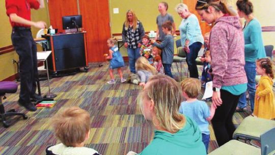 STORY TIME AT THE LIBRARY