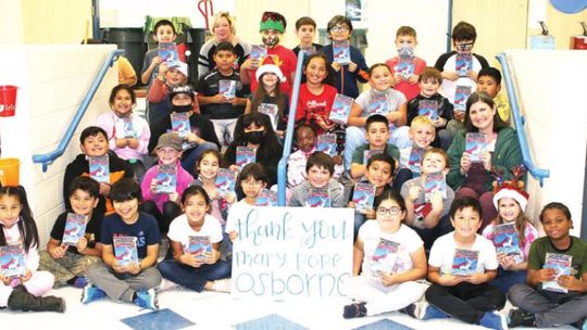 STUDENTS WIN IN BOOK GIVEAWAY