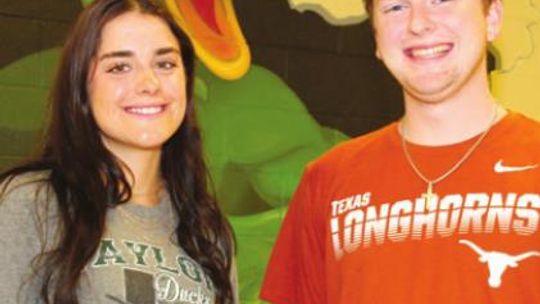 Lindsay O’Dell and Trey Boles are Taylor High School’s 2022 salutatorian and valedictorian, respectively. They and their fellow class will take the stage at Taylor Stadium Friday, May 27.