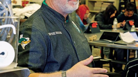 Taylor High School Culinary Arts teacher Chef Mike Erickson has been named to the Family and Consumer Sciences Teachers Association board of directors. Photo by Tim Crow