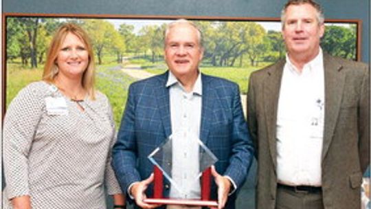 From left: Dawn Dickens, Director of Nursing Baylor Scott &amp; White Medical Center – Taylor, John Hawkins, President and CEO of Texas Hospital Association and Tim Tarbell Vice President of Operations Baylor Scott &amp; White Medical Center – Taylor. Courtesy photo