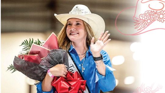 Katelyn Aderhold was crowned the 2023-2024 Taylor Rodeo Queen at the annual rodeo in July. Photos courtesy of Taylor Rodeo Association