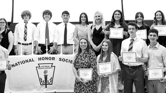 Thrall NHS inducts new members