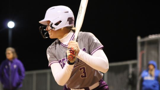 Addison Leschber had the big bat for the Tigerettes in their crushing win over Rosebud-Lott last Tuesday. 