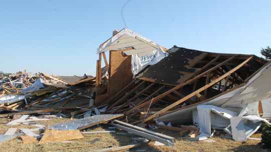 Survivors of the March 21 tornado can seek assistance at the Williamson County Expo Center this week. Photo by Fernando Castro