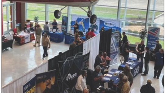 Technical College’s East Williamson County campus attended the Spring 2023 Industry Job Fair hosted by TSTC’s Waco campus on Tuesday, March 21. Photo courtesy of TSTC