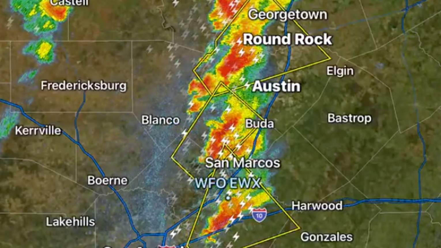 Severe Thunderstorm Warning in effect