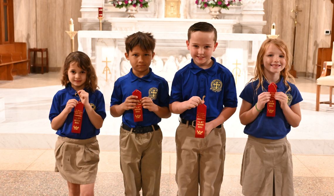 Gianna Heyl, Jude Johnson, Kase Izard, and Marian Decker. Second Grade