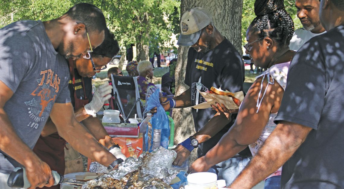 The Southside Community Engagement will host its second annual Juneteenth celebration Monday in Fannie Robinson Park. Photo by Jason Hennington