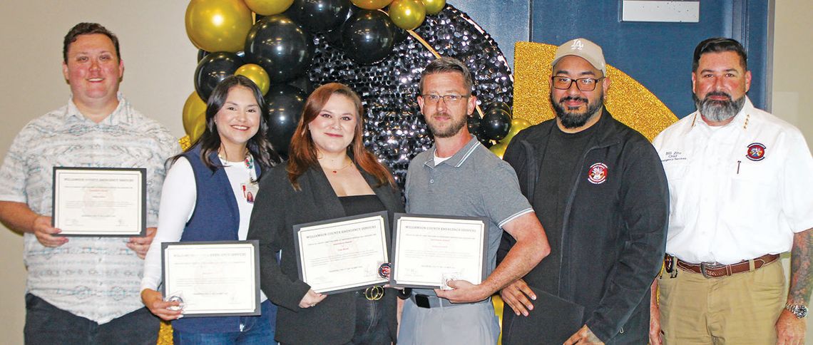Awards celebrate Wilco emergency services employees Awards celebrate Wilco emergency services employees