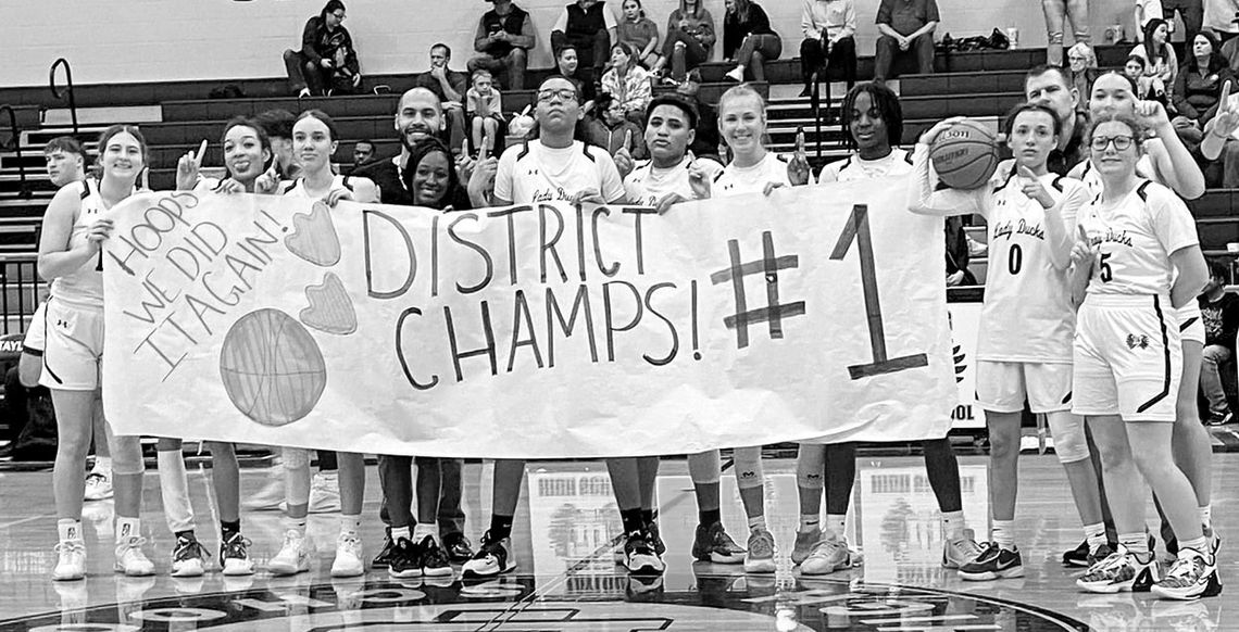 Back-to-back: Lady Ducks power to district title