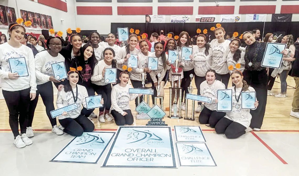 Hutto students pose with the awards they won at the Ascension Challenge March 4. Photo courtesy Hutto Independent School District.